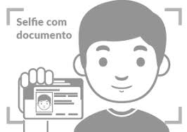 Exemplo de selfie com documento
